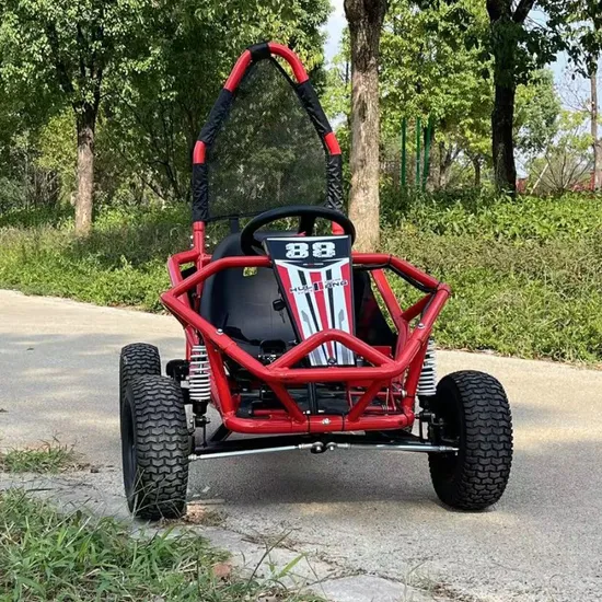 Electric Kids Go Kart Four-Wheel Small Kart Single Seat 48V 500W