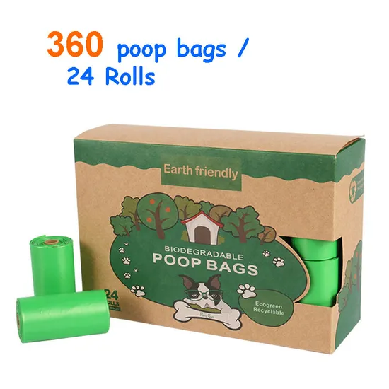 Biodegradable and Compostable Scented Biodegradable HDPE Plastic Doggy Poop Bag Pet Bag Pet Waste Bag Food Tray Liner Nappy Bag Cat Liner Dog Waste Bag