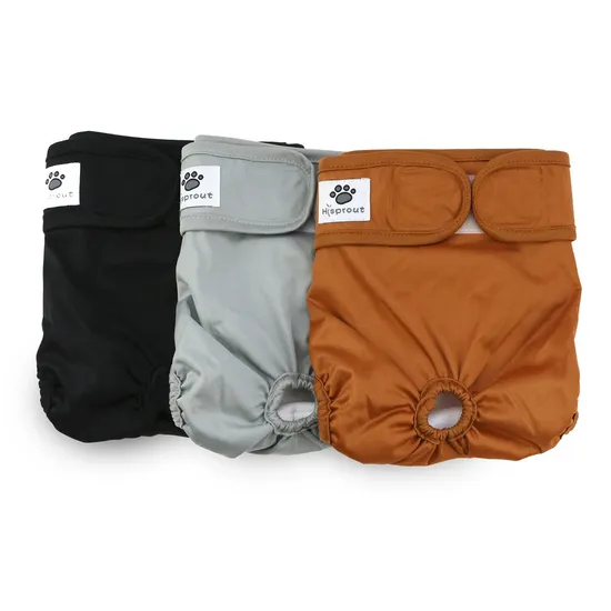 Polyester Reusable Washable Diapers for Female Dogs