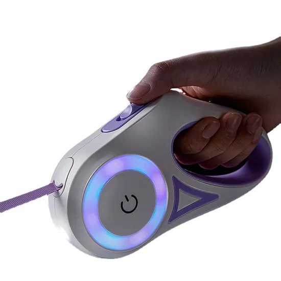 Hands Free Dog Leash Automatic Retractable Luminous Traction Rope