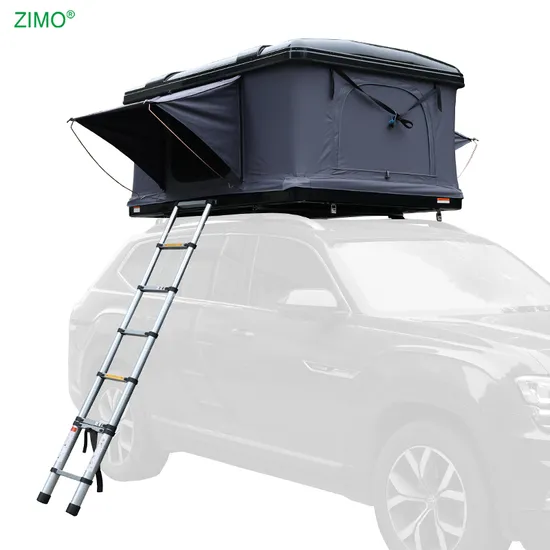 2025 New Waterproof 1-3 Person Camping Auto Soft Car Roof Tent Hard Shell Roof Top Tent