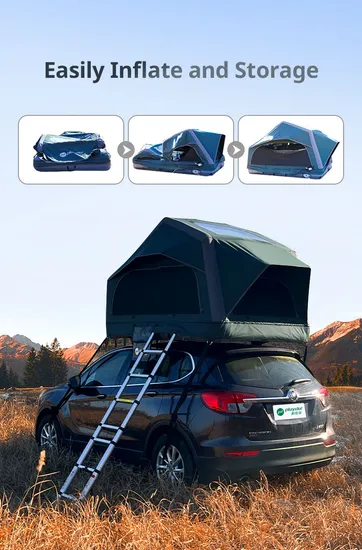 OEM Logo Inflatable Roof Top Tent Amphibious Camping Tents Camping Outdoor Glamping Tents