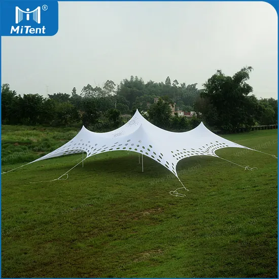 10X10m Stretch Tent with Elastic Polyester for Wedding Parties