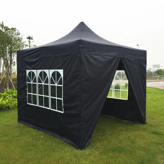 3X3m Steel Pop up Gazebo with Sidewall