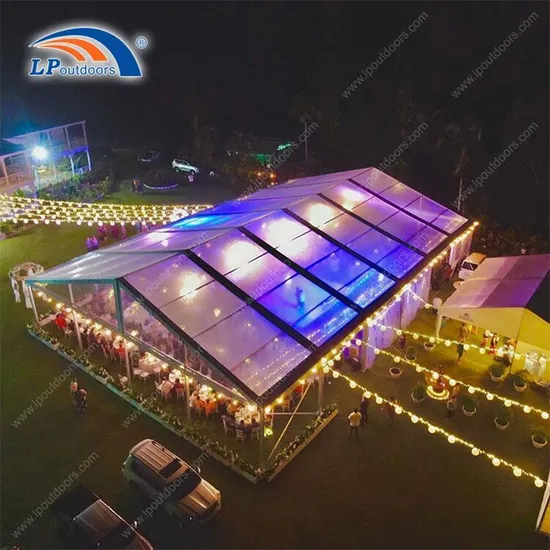 20X30m Guangzhou Luxury Marquee Clear Celebration Tent for Wedding Party