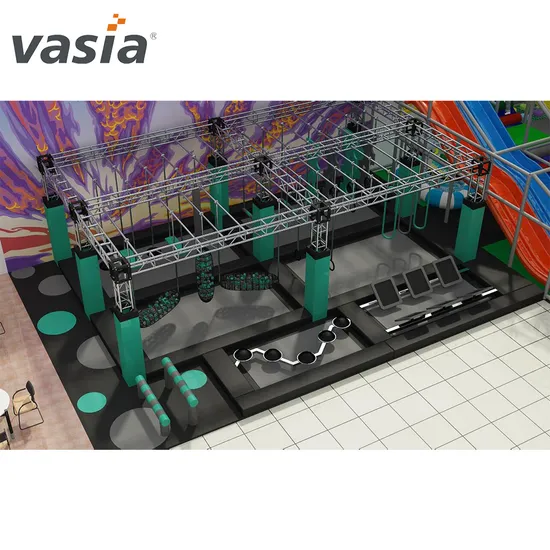 Plastic/Wooden Commercial Children/Kids Indoor/Outdoor Soft Park Playground for Ninja School