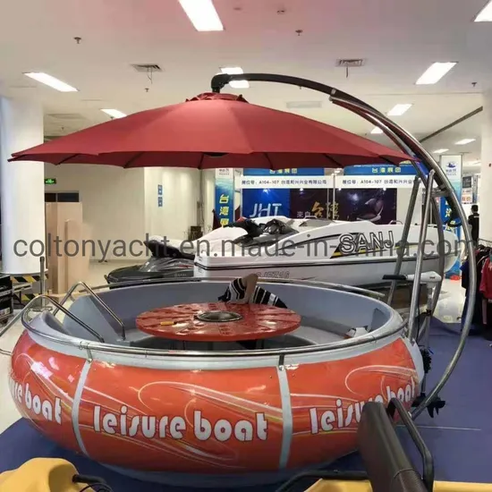 BBQ Leisure Boat 8 Person Round Barbecue Donut Boat Barbecue Dining Boat for Sale