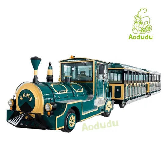 Attraction Tourist 72 Seat Customizable Trackless Automatic Door Electric Sightseeing Train (ALGD-72-S)