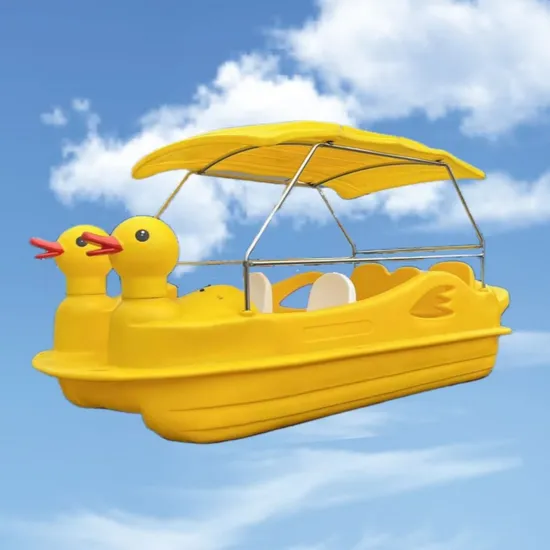 New Design Water Park Equipment Different Animal Themes Cheap Electric Fiberglass Water Pedal Boat