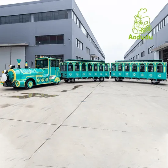 72 Seats Fully Enclosed Automatic Door Carriage Amusement Park Tourism Sightseeing Train