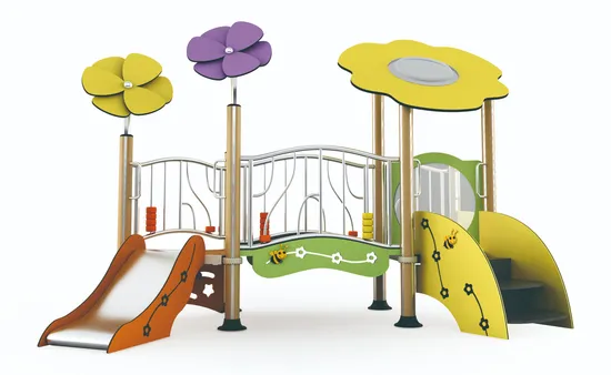 Eco-Wood Series HPL Commercial Outdoor Playground Nature Theme for Children to Play in Kindergarten