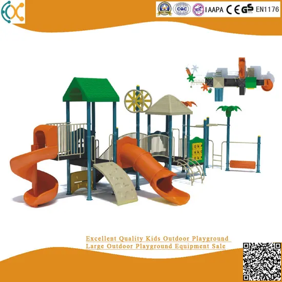 Commercial Outdoor Plastic Playground Equipment for Children Amusement Park