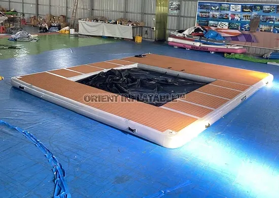 Orient Inflatables Marina Inflatable Yacht Swimming Pool Platform with Anti-Slip EVA Foam