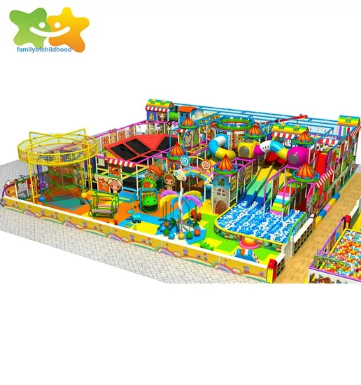 Amusement Park Kids Play Center Custom Design Kids Indoor Playground