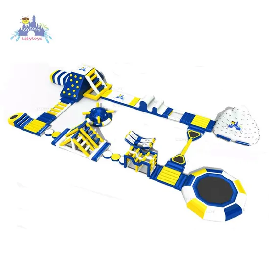 Sea Inflatable Floating Water Park Lake inflatable Water Park Slide Island for Sale