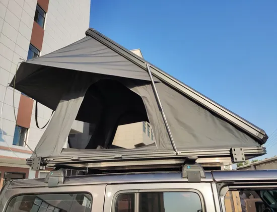 4X4 SUV Camping Aluminum Roof Top Tent Car Rooftop Tent Triangle Clamshell Hard Shell Top Roof Tent