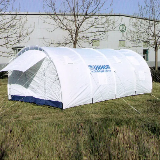 Un Emergency Shelter Disaster Relief Tunnel Tent