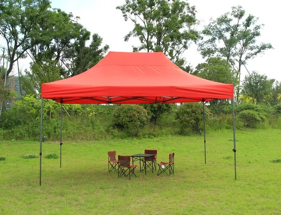 10X10FT 3X3 Portable Steel Trade Show Gazebo Advertising Exhibition Tent