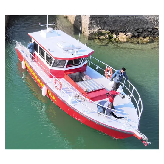 Aluminum Work Pilot Boat Equipped with Fire Monitor and Stretcher