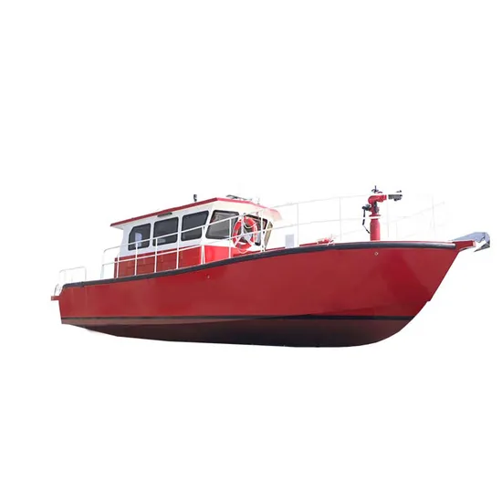 Customizable 13m Aluminum Fire Rescue Boat with Monitor Fire Pump Cabin Cruiser Type
