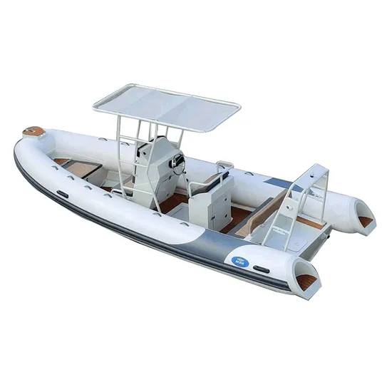 Ocean Master 19 FT Hypalon Aluminum Patrol Rib Boat 580