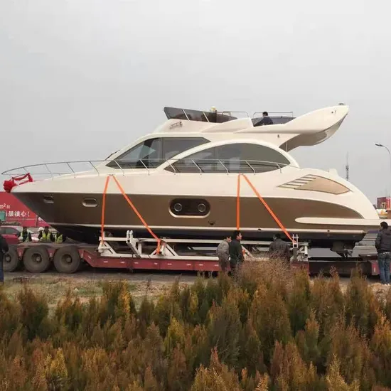 CE Certificate 55FT Fiberglass Luxury Yacht Boat Manufacturer Price