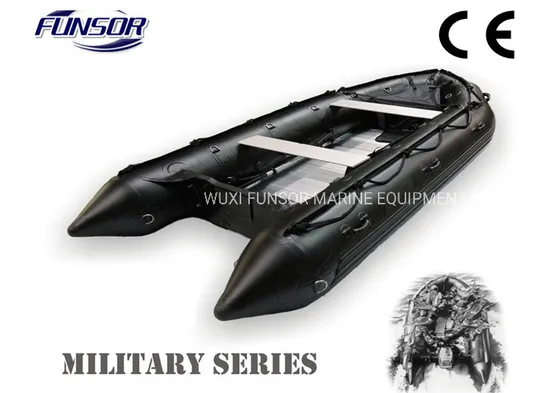 Heavy Duty Navy Rescue Inflatable Boat with Reinforce Aluminum Floor (FWS-ML Series)
