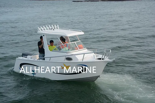 5.8m /19FT Aluminum Fishing Boat Center Cabin with Hard Top