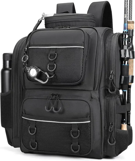 Waterproof Fishing Trips Camping Tackle Backpack Durable Fishing Bags