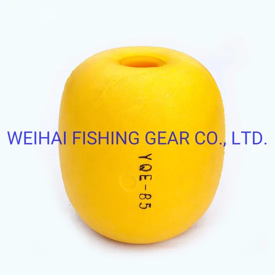 Yqe-85/Yqe-105/Yqe-90/Yqe-3/Yqe-10 EVA Yellow Color Fishing Floats for Fishing Gear