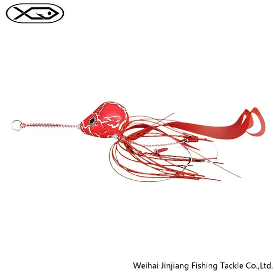 WP-13 tie rubber fishing lure jigging kabura lure slider jigging