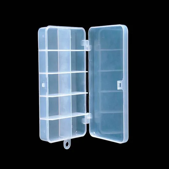 Topwin 10 Compart Mentsfishing Tackle Box for Fishing Accessories Adjustable Plastic Fishing Lure Hook Bait Storage