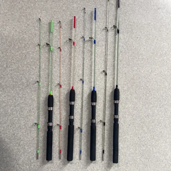 Solid Material, High Quality Fiberglass Rod, Transparent Add Line, Fishing Rod