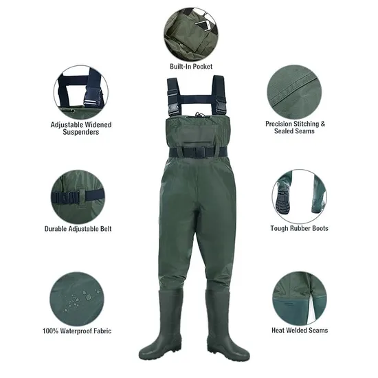 Breathable Ripstop Stocking Requirement Fishing Waders
