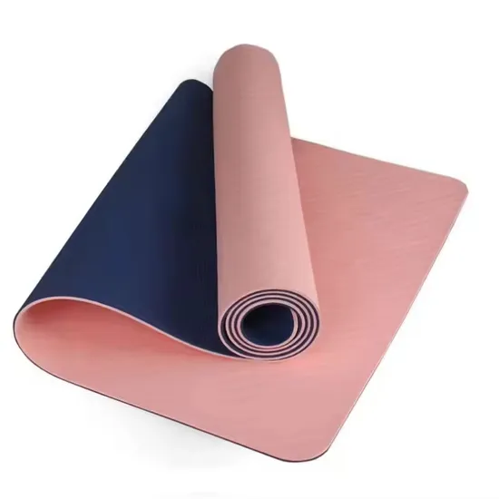 Eco Friendly Yoga Mat Strap Double Layer TPE Wholesale Pilates 6mm Thick NBR Yoga Mat