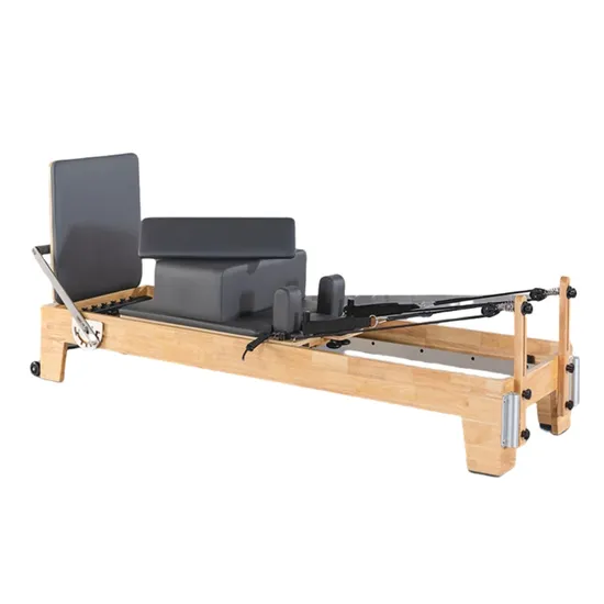Factory Hot Selling Classic Oak Wood Pilates Reformer for Yoga and Pilates