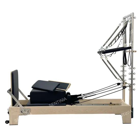 Wooden Reformer with Tower Home Commercial Studio Pilates Bed Manufacturer Supplier