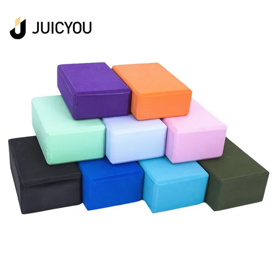 Eco Friendly Custom Printed Foam Yoga Block EVA Yoga Brick