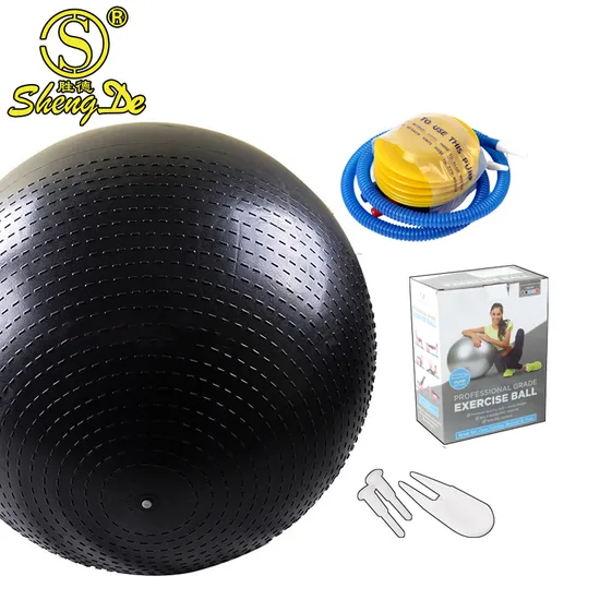 Eco-Friendly Custom Color Gym Exercise Home Anti Burst PVC Yoga Ball