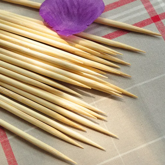 Direct Factory Supply Bamboo Barbecue Sticks Round Bamboo Sticks BBQ Skewer Kebab Skewers
