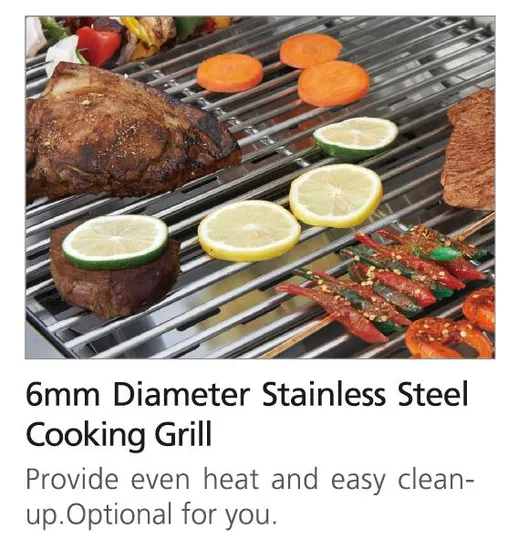 4 Burner Outdoor Gas BBQ Grill with Ce for Europe