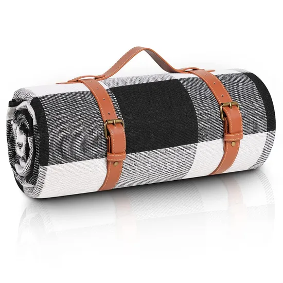 Foldable Beach Blanket for 6-8 Adults, Ideal for Camping, Picnic Mat, 3-Layer Waterproof Blanket for Parks, Beaches, and Indoors and Outdoors.