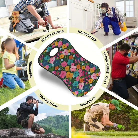 Durable Garden Knee Pad Waterproof Outdoor Work Kneeler for Family Use Outdoor Portable Picnic Kneeler