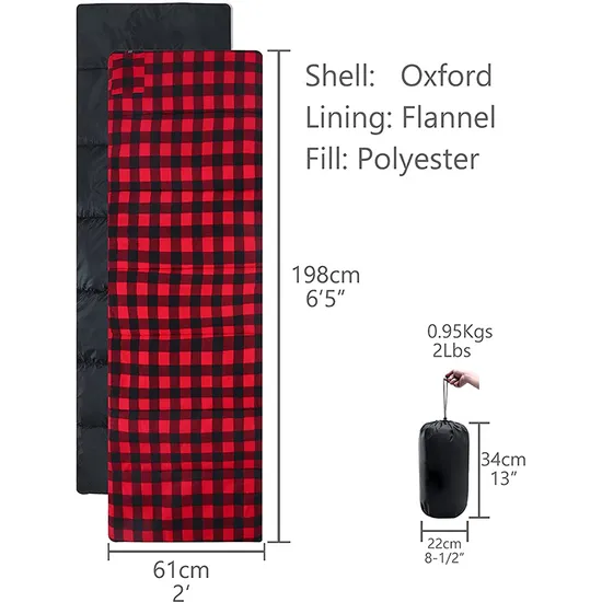 Outdoor Leisure Heated Sleeping Bag Pad Heated Seat Cushion 5 Heating Zones Compact Bag Included