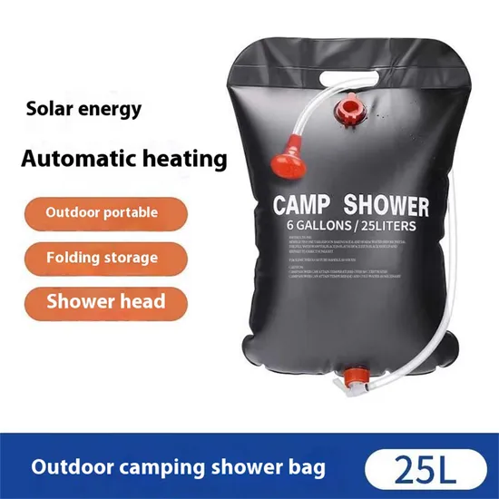 Yq-Myd02 Outdoor Solar PVC Shower Bag 25L Portable Foldable Camping Travel Water Bag