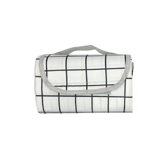 Waterproof Foldable Blankets Gingham Picnic Beach Blanket Ci25058
