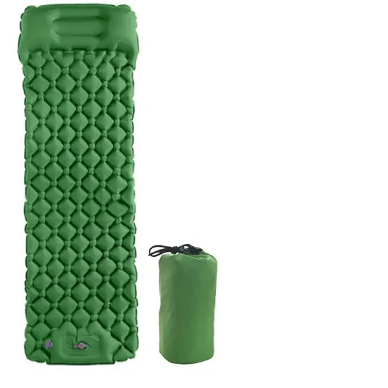 Camping Hiking Air Mattress Inflatable Airbed Self Inflating Sleeping Pad with Pillow