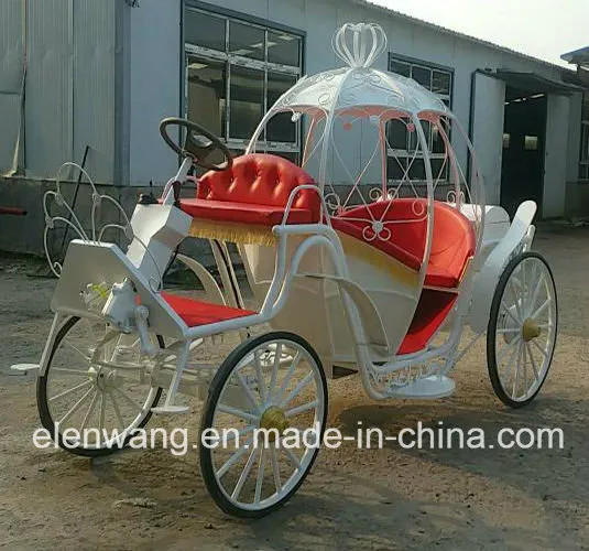 Cinderella Horse Pony Cart Horseless Electric Wedding Pumpkin Horse Carriage