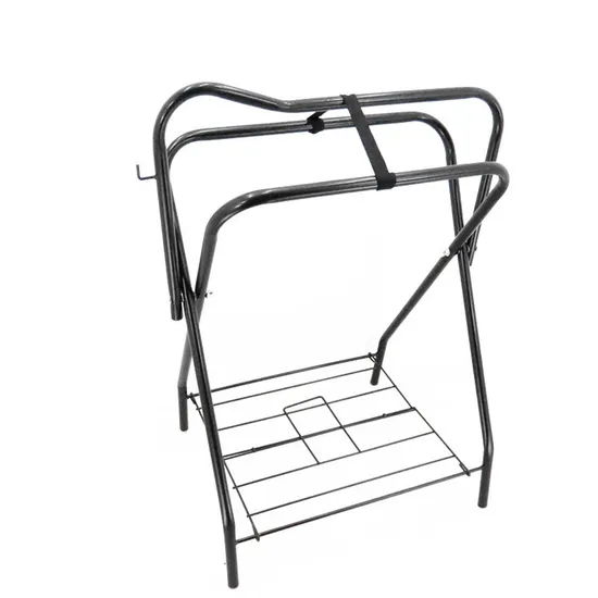Saddle Rack Stand Horse Steel Saddle Rack Horse Equipment
