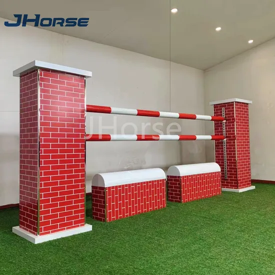 Outdoor Anti Rust Beautiful Aluminum Racing Training Fence Horse Jumps Barrier Bar
